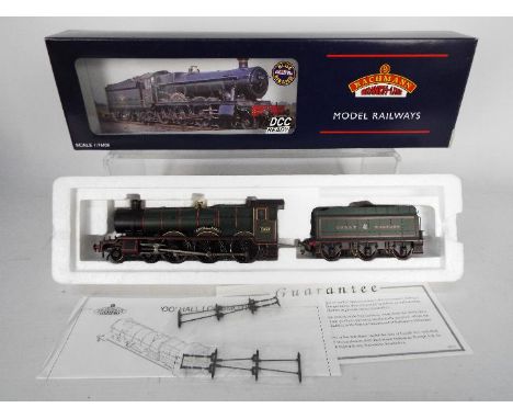 Bachmann - A boxed Bachmann DCC READY #32-003 4-6-0 Hall Class steam locomotive and tender Op.No.4936 'Kinlet Hall' in Great 