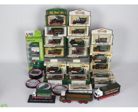 Corgi &amp; Days Gone - 27 scale model Eddie Stobart motor vehicles of which 24 are in original boxes, also two boxes of Stob