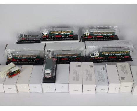 Oxford Diecast - 19 scale model Eddie Stobart trucks, tractors and trailers to include two off STOB003, two off STOB004, STOB