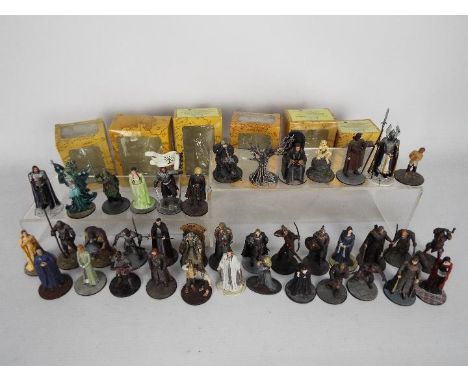 Eaglemoss - Lord Of The Rings - A group of 40 x unboxed figures including Elrond, Arwen, Eowyn and similar. Lot includes 40 x