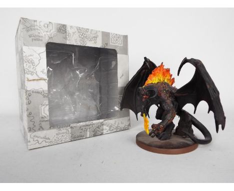 Eaglemoss - Lord Of The Rings - A boxed large Balrog figure # 7457/AAF. The figure appears Mint in a Very Good box with light