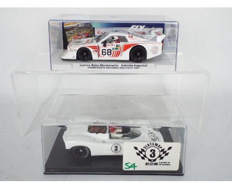 Fly - Lot to include two models, the first a Slot Swap 3 limited edition numbered 54/70 and a Lancia Beta Montecarlo Edicion 