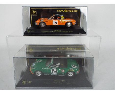 SRC - Slot Racing Company, two Porsche 914 models comprising Porsche 914 Targa Florio 1973 and Porsche 914/6 24 H. Daytona 19