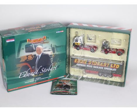 Corgi - a limited edition 1:50 scale limited edition diecast model Edward Stobart 1954-2011 Commemorative Set, Hauliers of Re