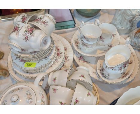A Royal Albert Lavender part tea service and similar part tea service.