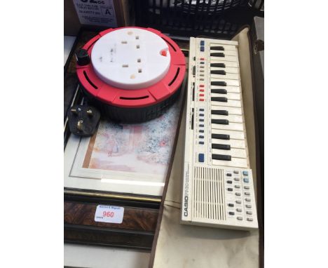 Two prints, extension and Casio PT20 keyboard 