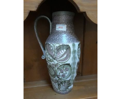 A decorative ceramic jug 