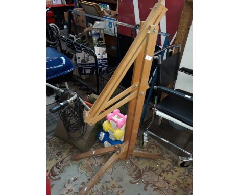 An artist's easel 