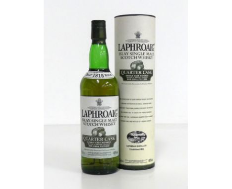 1 70-cl bt Laphroaig Quarter Cask Islay Single Malt Scotch Whisky 48% original tube