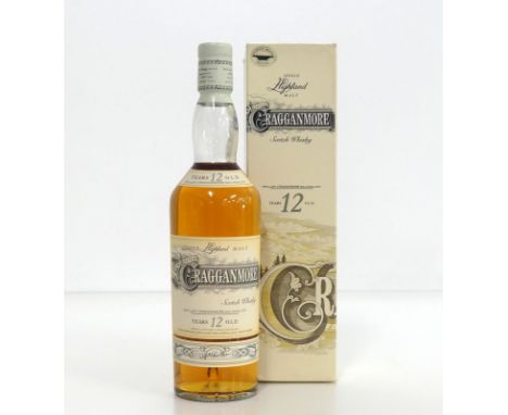 1 70-cl bt Cragganmore 12YO Single Highland Malt Scotch Whisky 40% oc