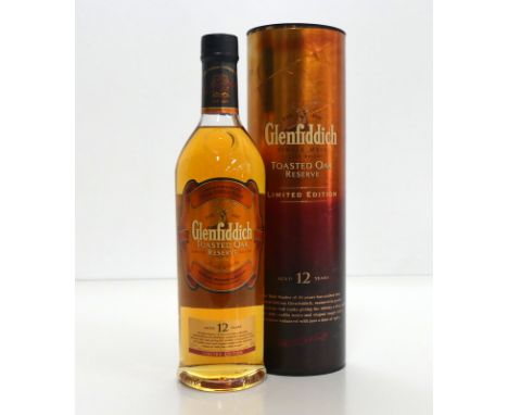 1 70-cl bt Glenfiddich 12YO Limited Edition Toasted Oak Reserve Single Malt Scotch Whisky 40% original tube