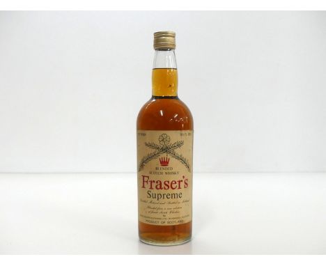 1 26 2/3 fl oz bt Fraser's Supreme Blended Scotch Whisky 70° proof