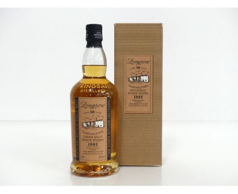 1 70-cl bt Longrow 1992 10YO Campbeltown Single Malt Scotch Whisky 46% oc
