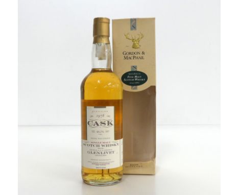 1 70-cl bt Gordon &amp; MacPhail Glenlivet Cask Single Malt Scotch Whisky distilled 1978, bottled 1996 60.2% oc