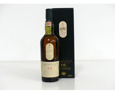 1 70-cl bt Lagavulin 16YO Single Islay Malt Scotch Whisky 43% oc