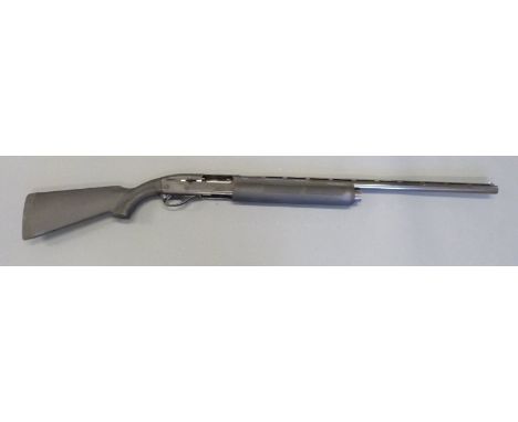 Remington model 1100 12 bore semi-automatic shotgun with semi-pistol grip, engraved lock, vented top rib, ball sight, 26 inch