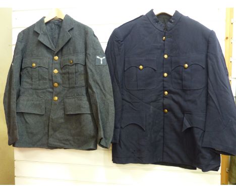 Royal Army Service Corps jacket and an RAF jacket 