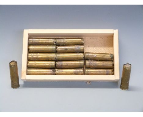 Fifteen Eley Perfect 12 gauge 2 7/8" brass cased shotgun cartridges. PLEASE NOTE THAT A VALID RELEVANT FIREARMS/SHOTGUN CERTI