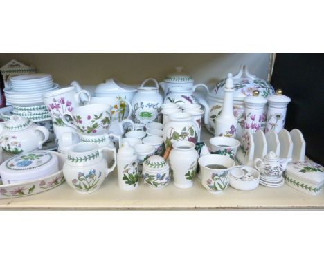 An exceptionally large collection of Portmeirion Botanic Garden dinner, tea and kitchen ware to include tureens, toast rack, 