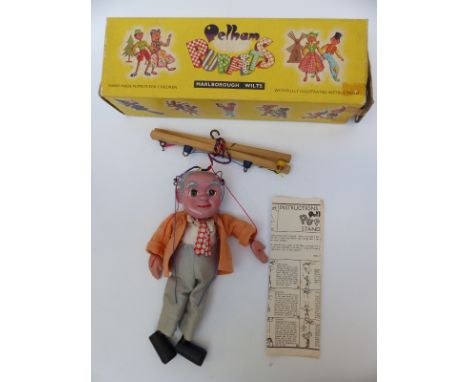 Pelham Puppet Professor Popkiss, in original box. 