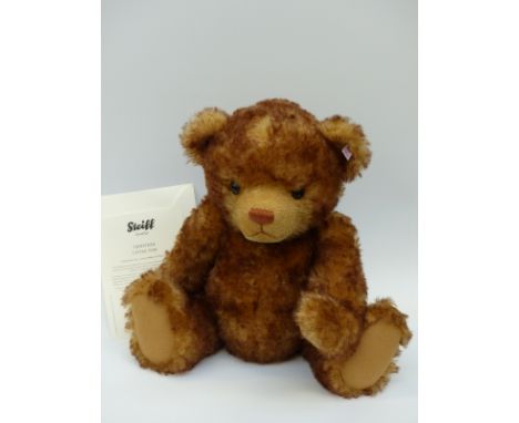 Steiff Teddy Bear Little Tom with brown tipped mohair, 56cm, limited edition 133/750 with certificate of authenticity 