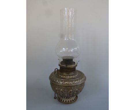 An oil lamp impressed 'The Rochester'