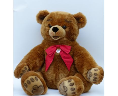 A very large Steiff Original Teddy Bear Bobby, with brown mohair, 125cm tall 