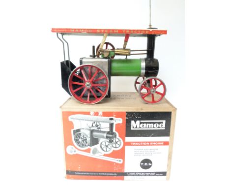 Mamod TEIA live steam traction engine, in original box 