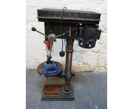 A bench mounted pillar drill