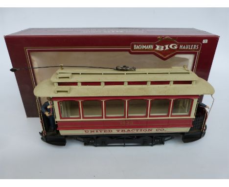 Bachmann G gauge closed car or tram 93939, in original box