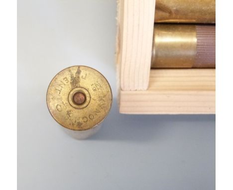 Fifteen Eley Patent 12 gauge 2 5/8" brass cased shotgun cartridges. PLEASE NOTE THAT A VALID RELEVANT FIREARMS/SHOTGUN CERTIF