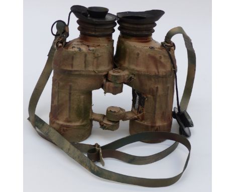 A pair of British Army 7x42 Avimo binoculars
