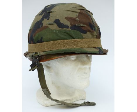 An American infantry/ Marines helmet. 