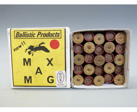 Twenty-five Eley 10 gauge 2 7/7" no.3 shotgun cartridges. PLEASE NOTE THAT A VALID RELEVANT FIREARMS/SHOTGUN CERTIFICATE IS R