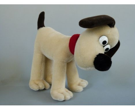 Steiff Teddy Bear Gromit from the TV series Wallace & Gromit with shaved mohair, plastic eyes and jointed head, limited editi