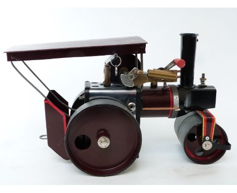 Mamod SR1 live steam roller with half length canopy
