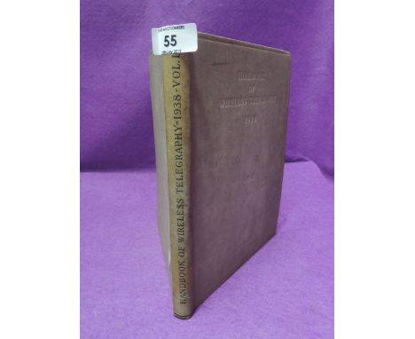 A vintage reference book for Wireless Telegraphy 1938
