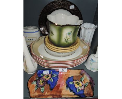 A selection of ceramics including Viola