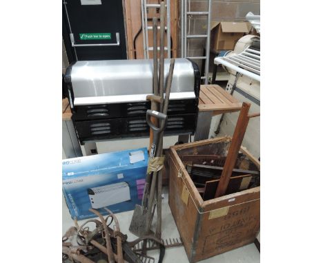 A selection of garden tools