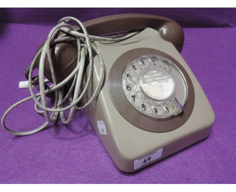 A vintage GPO telephone set 