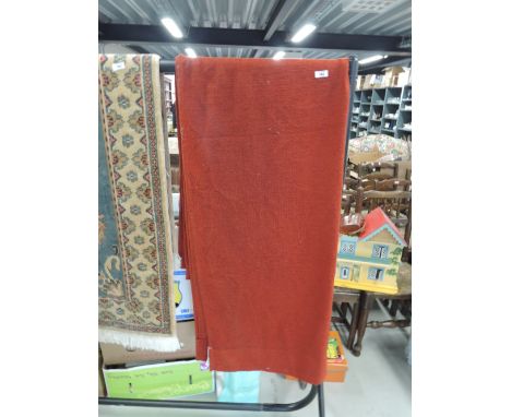 A vintage linen throw