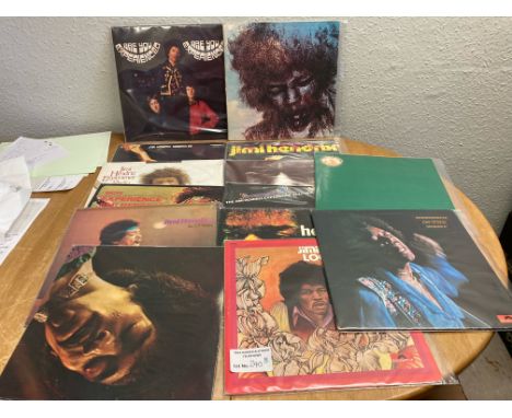 Records : 14 Jimi Hendrix Albums onTrack and Polydor labels