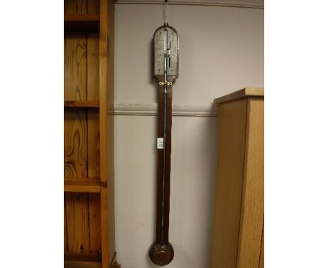 A nineteenth century mahogany stick barometer
