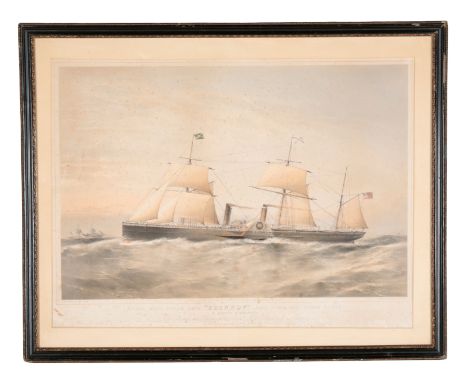 AFTER THOMAS GOLDSWORTHY DUTTON (1819-1891) 'Royal Mail Steam Ship 'Shannon''lithograph, printed by Day & Son, published by W