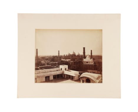View from Palace Fort, Lahore 1863-64, Photograph by Samuel Bourne, View from Palace Fort, Lahore 1863-64. 10 x 12 inch album