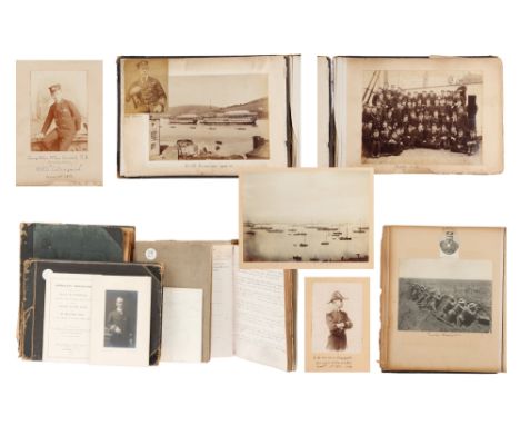 A Rare Archive of Naval photograph Albums and Log books relating to Vice-Admiral George William McOran Campbell, R.N. (12 Jun