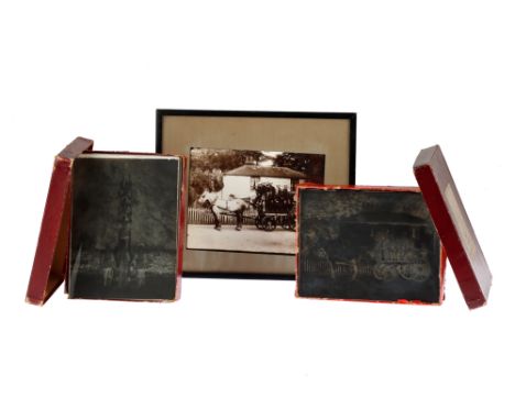 Glass Plate Negatives of HUDC Fire Brigade, Group of glass plate negatives including HUDC Fire Brigade (Harrow Urban District