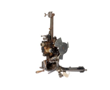 35mm Gaumont Projector Mechanism, French, c.1912, cast into the stand at the rear 'GAUMONT PARIS', the mechanism on a large c