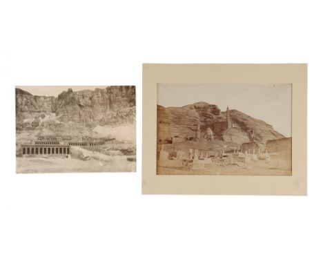 Group of Early Salt Prints by Robertson and Beato, Group of salt prints, 4 signed Robertson &amp; Beato in the negative, 2 ar