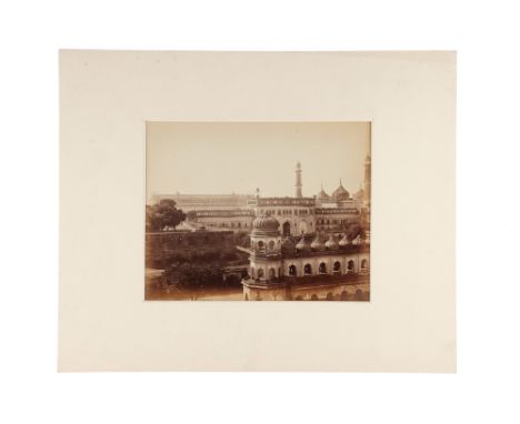 The Great Imambarah at Lucknow, 1865, Photograph by Samuel Bourne, The Great Imambarah at Lucknow, 1865. Bourne 1052 inscribe
